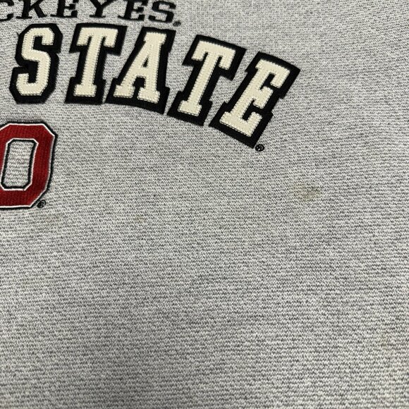 Vintage Ohio State Buckeyes Sweatshirt Men Large 24.5x25.5 Lee Sport College - Picture 4 of 10